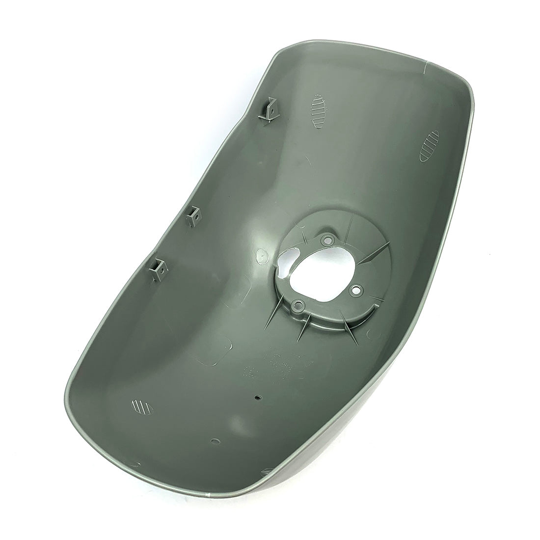 UNPAINTED PLASTIC FRONT FENDER W/HOLES FOR FENDER CREST, NO HOLES FOR REFLECTORS VESPA GT/GTS/300 2005-2022 (65102900)