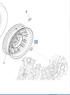 SPACER/WASHER BETWEEN REAR HUB AND AXLE