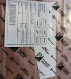 ORIGINAL PIAGGIO REFLECTIVE HELMET STICKER