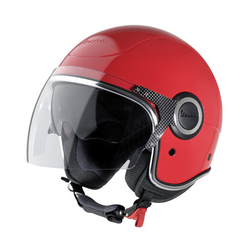 VESPA VJ SCOOTER HELMET RED R7 ROSSO CORAGGIOSO DOT – Scooterwest