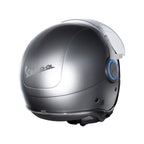 VESPA VJ HELMET ELETTRICA GREY/CHROME DOT