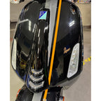 VESPA GRAPHICS RACING STRIP KIT SPORT SPRINT GREY/ORANGE FITS PRIMAVERA OR SPRINT MODELS