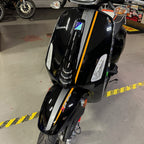 VESPA GRAPHICS RACING STRIP KIT SPORT SPRINT GREY/ORANGE FITS PRIMAVERA OR SPRINT MODELS