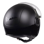*CASCO* VESPA VJ HELMET MATTE/GLOSS BLACK DOT