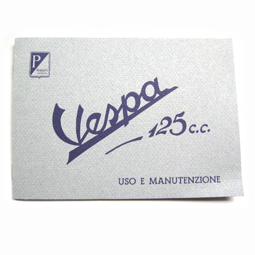 1948 Vespa 125 Owners Manual