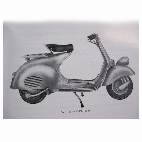 1953 Vespa 125 Owners Manual