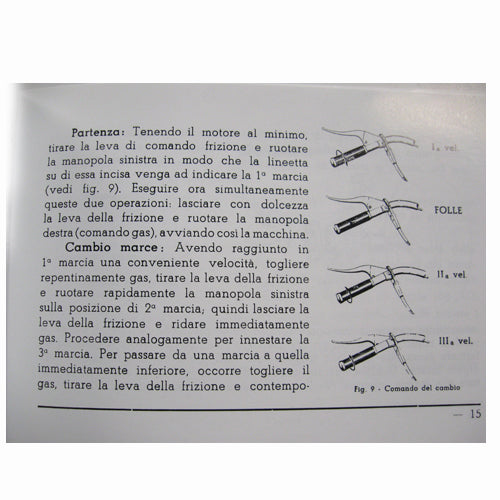 1953 Vespa 125 Owners Manual