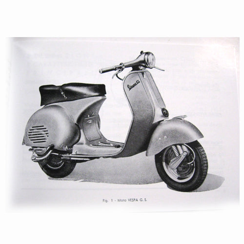 1955 Vespa 150 GS Owners Manual