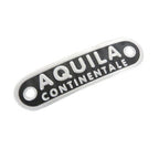 AQUILA-CONTINENTALE SEAT BADGE/EMBLEM (2.5" LONG 5/8" TALL) (63.5mm x 15.88mm)