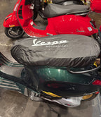 VESPA *BLACK* SEAT COVER WEATHER PROTECTION FOR SUN AND RAIN GTS GTV PRIMAVERA SPRINT LX ET4 P PX **SUPER SALE**