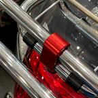 RED Metal Hold Down Clamp for Rear Rack Vespa S LX LXV GTS GTV PRIMAVERA SPRINT