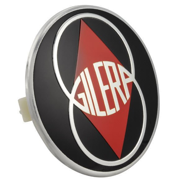 "GILERA" BADGE PLATE - RUNNER 4T AND MP3 500 (656513)