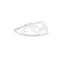 YELLOW LEFT L/H REAR TURN SIGNAL - FLY 150