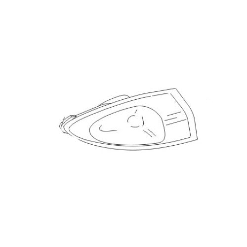YELLOW LEFT L/H REAR TURN SIGNAL - FLY 150