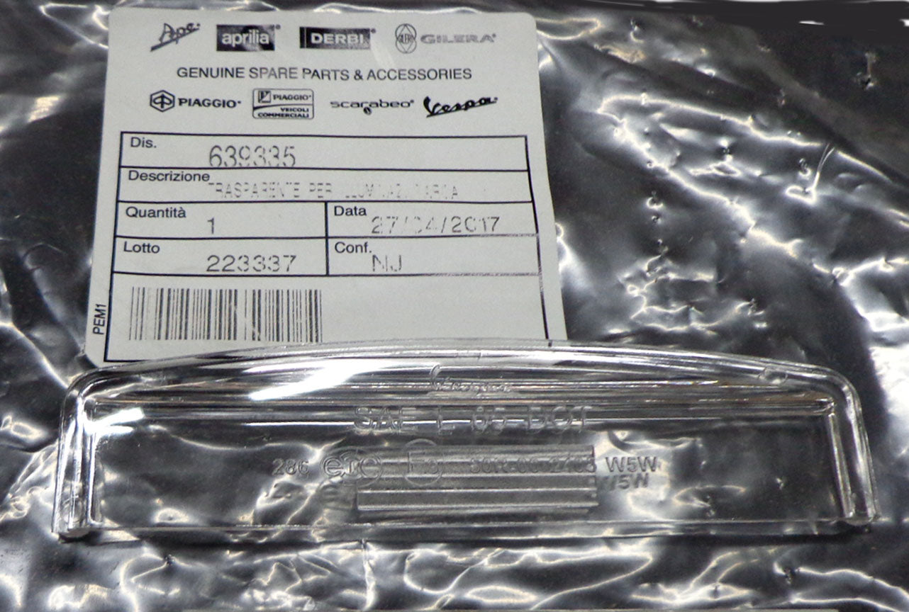 LICENSE PLATE LIGHT LENS LX/LXV/S 50/150