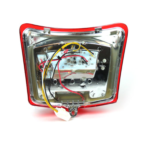 Zelioni Red LED Rear Tail Light Assembly Vespa GTS/GTV (2006-2014) (58266R)