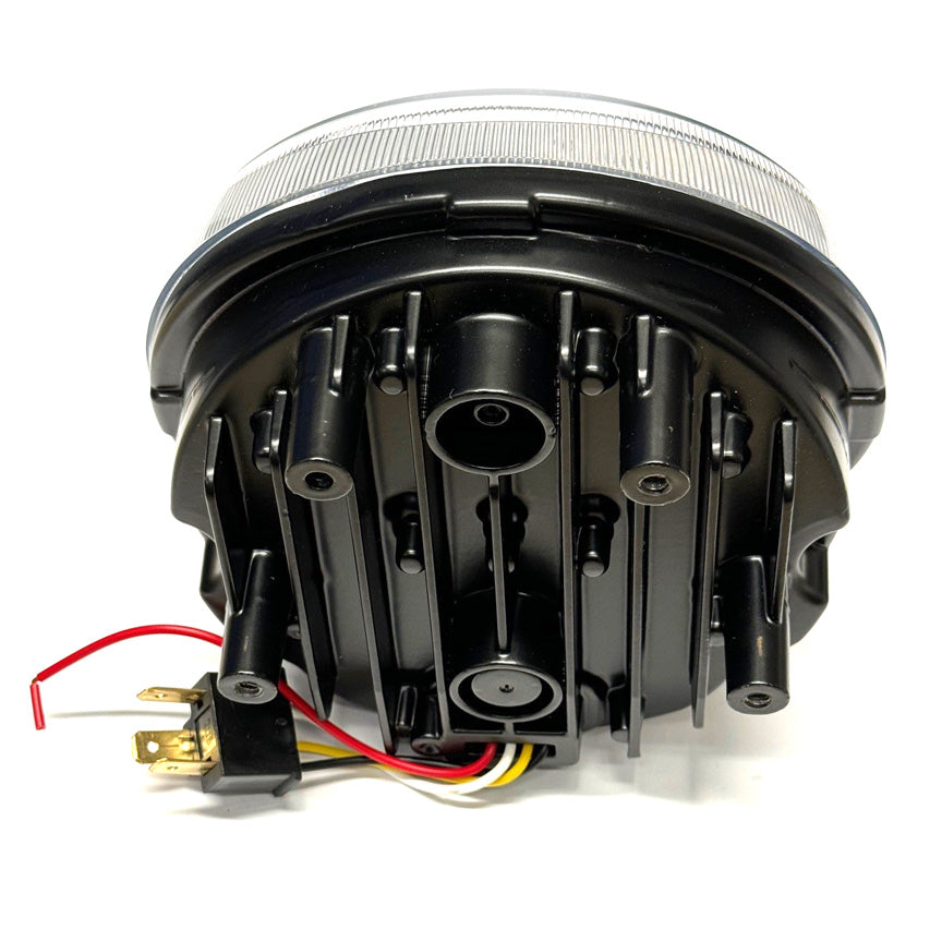 HEADLIGHT ASSY LED PROJECTOR STYLE FOR GTV (SEI GIORNI) WITH ANGEL EYE RUNNING LIGHTS 2006-2022