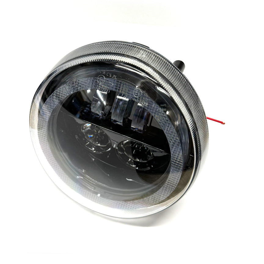 HEADLIGHT ASSY LED PROJECTOR STYLE FOR GTV (SEI GIORNI) WITH ANGEL EYE RUNNING LIGHTS 2006-2022