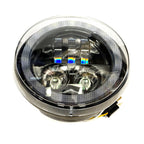 HEADLIGHT ASSY LED PROJECTOR STYLE FOR GTV (SEI GIORNI) WITH ANGEL EYE RUNNING LIGHTS 2006-2022