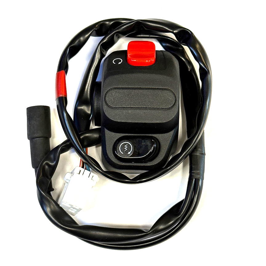 **MATTE BLACK**RIGHT (RH) KILL/STARTER SWITCH ASSY - VESPA GTV 250 300