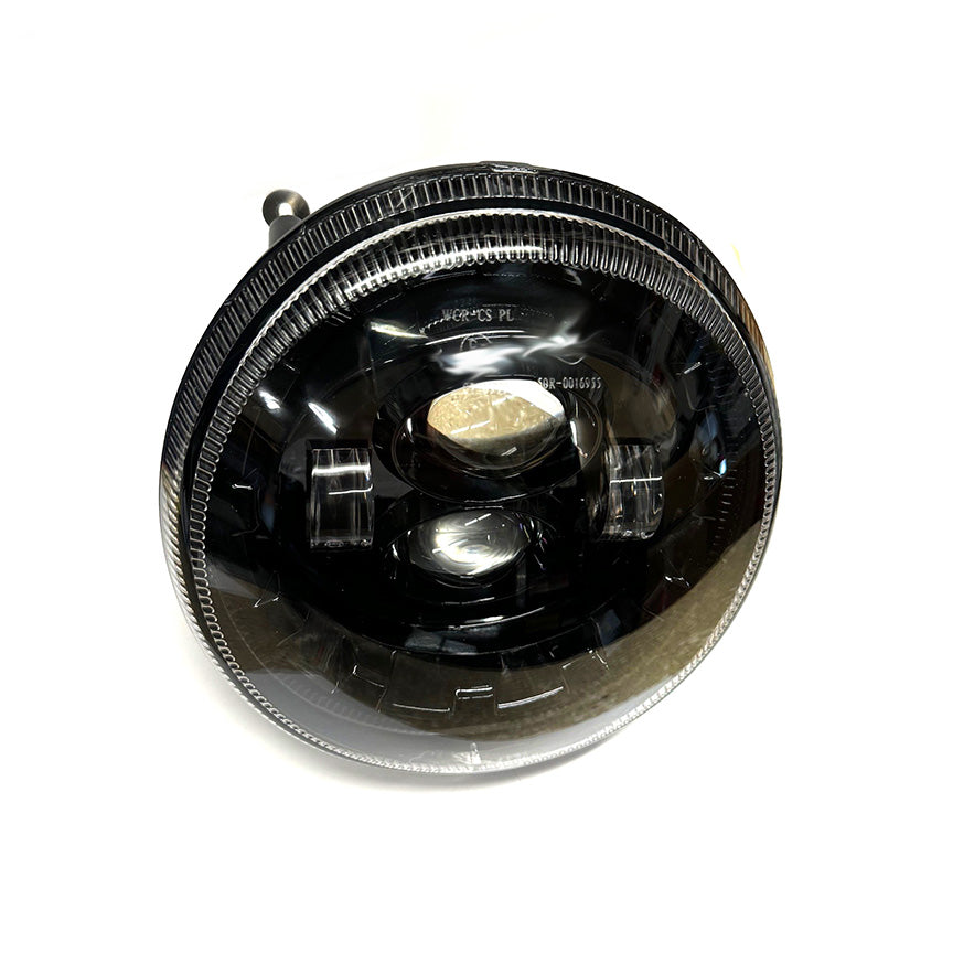 GTS LED BLACK PROJECTOR HEADLIGHT W/RUNNING LIGHT VESPA GTS SUPER 2005-2019 (WILL ALSO WORK FOR GT200)