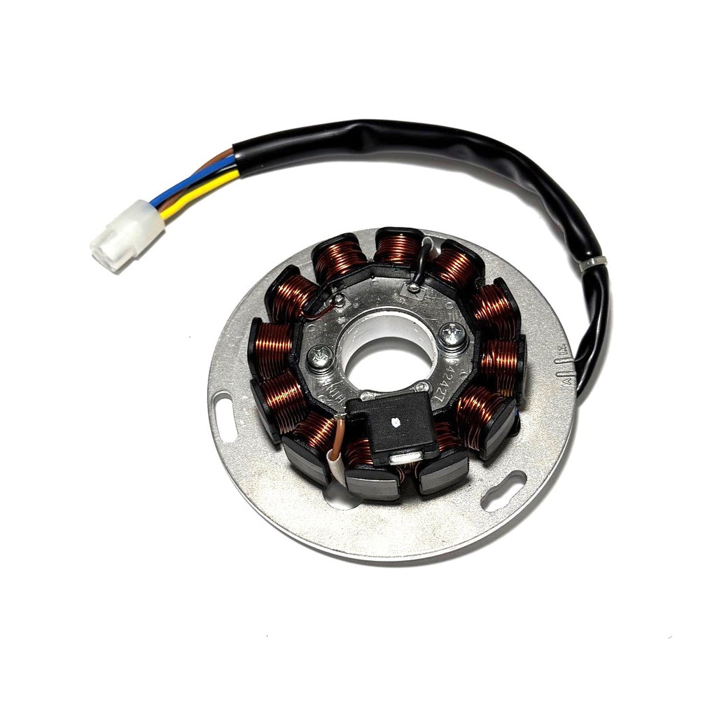 FLYWHEEL AND STATOR KIT BY PIAGGIO ORIGINAL FOR VESPA PX125-150 2011-2017 ONLY WITH ELECTRIC START FLYWHEEL (INCLUDEDS 642426 642427) **CLOSEOUT**