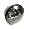BLACK LED HEADLIGHT W/HALO RING PRIMAVERA 3V 150 2015-2018