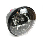 BLACK LED HEADLIGHT W/HALO RING PRIMAVERA 3V 150 2015-2018