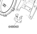 ANCHORING PLATE BRACKET FOR HEADLIGHT VESPA GTV (ALL YEARS)