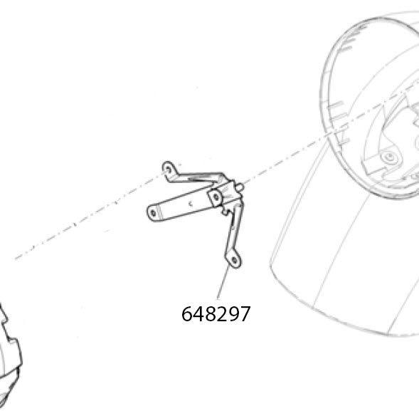STIRRUP HEADLIGHT SUPPORT BRACKET VESPA GTV  SEI GIORNI 2005-2022