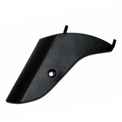 **SATIN MATTE BLACK** FORK SUSPENSION COVER (SHOCK COVER)  VESPA S ONLY 50-150 (NOT LX FENDER)