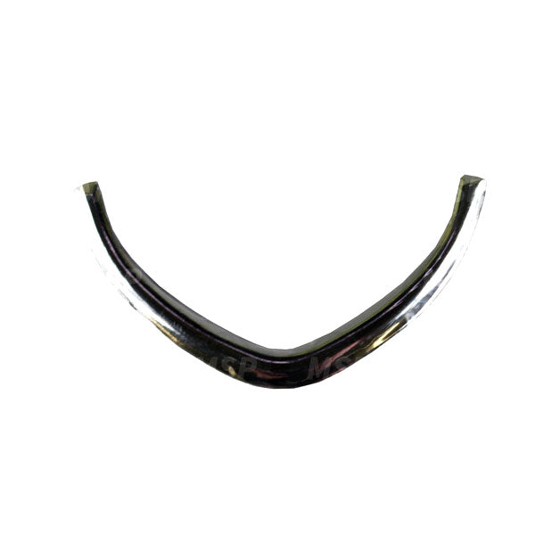 CHROME BODY TRIM LOWER FRONT PORTION OF HORN COVER - FLY 50-150 2V