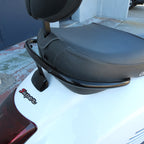 **GLOSSY BLACK** Passenger Grab Rail Vespa GTS/SUPER HPE Style (1B006682)