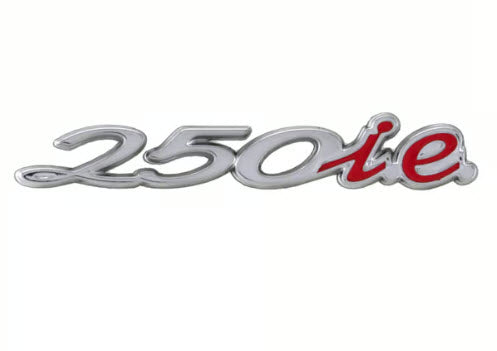 Chrome 250ie Badge  for Glovebox Door GTS250 GTV250 (656236)