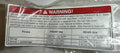 TIRE PRESSURE STICKER - MP3 400/500 2010 MP3 250