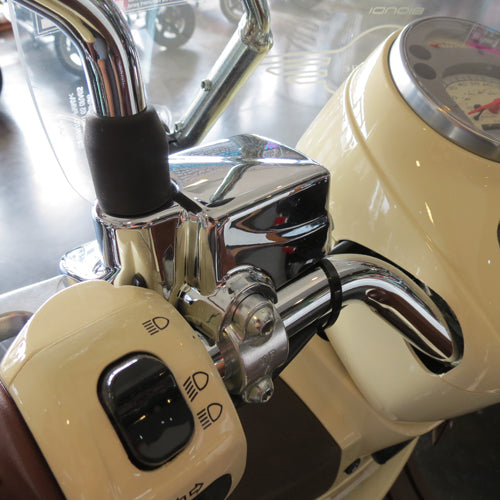 LH Left Chrome Master Cylinder Cover Vespa GTV 2012-2014