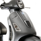 SMOKE CHROME VESPA BADGE EURO 946/ELETTRICA/GTS/LX/SPRINT/PRIMA 4 INCH LEGSHIELD