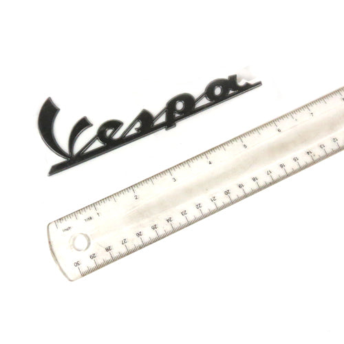 SMOKE CHROME 6" Vespa Badge for GTS Super Sport Edition Side FENDER
