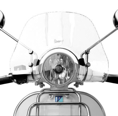 ORIGINAL PIAGGIO CLEAR FLYSCREEN WINDSHIELD FOR P SERIES PX AND STELLA (673223)