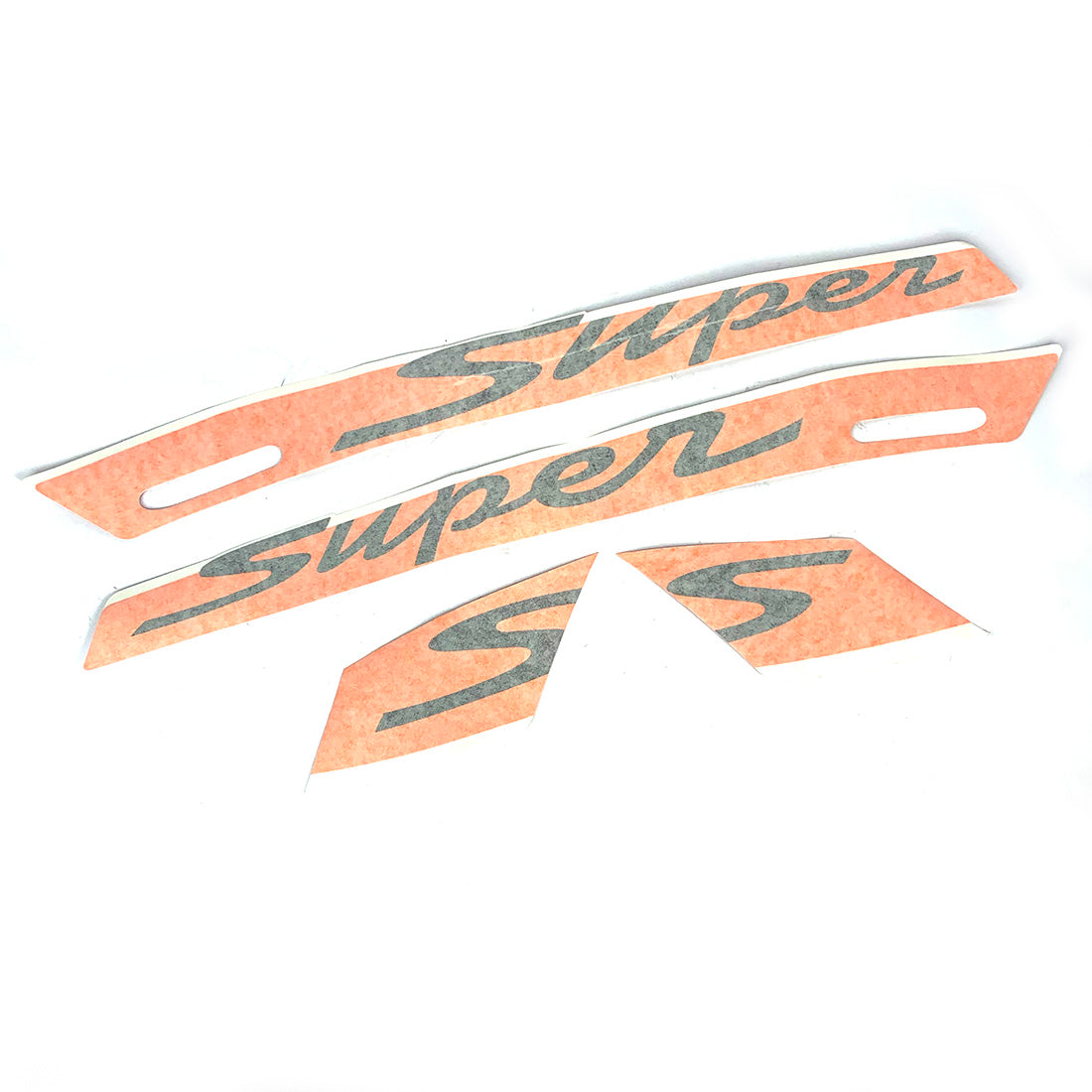 **ORANGE** "SUPER" DECAL KIT WITH BLACK WRITING