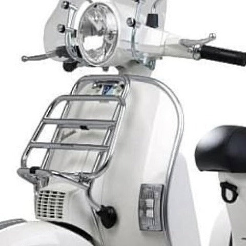 CHROME FRONT FOLDING RACK PX VESPA *ORIGINAL VESPA* (673717)
