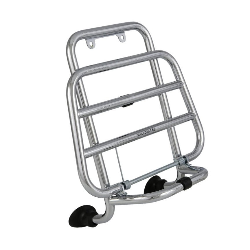 CHROME FRONT FOLDING RACK PX VESPA *ORIGINAL VESPA* (673717)