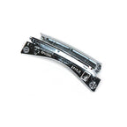 **CHROME** CENTER LEGSHIELD TRIM TOP PIECE (BELOW HEAD LIGHT)  - VESPA PRIMAVERA/SPRINT 50-150 (BEADING)