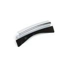**CHROME** CENTER LEGSHIELD TRIM TOP PIECE (BELOW HEAD LIGHT)  - VESPA PRIMAVERA/SPRINT 50-150 (BEADING)