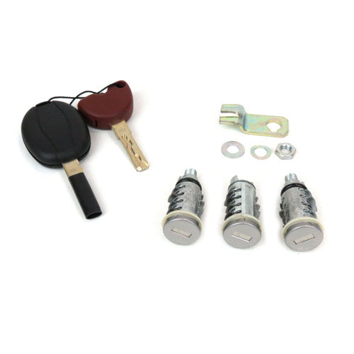 LOCK SET BV350 WITH GAS CAP DOOR LOCK TUMBLER PIAGGIO USA BV350 2013-2021