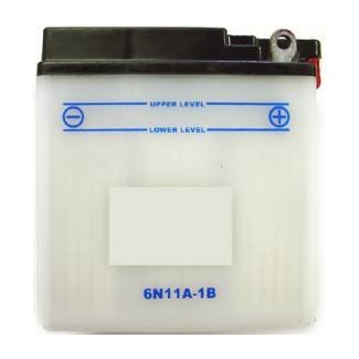 6N11A-1B 6 VOLT 11AH BATTERY FOR MOST 60'S-70'S VESPAS 6-VOLT (350617)