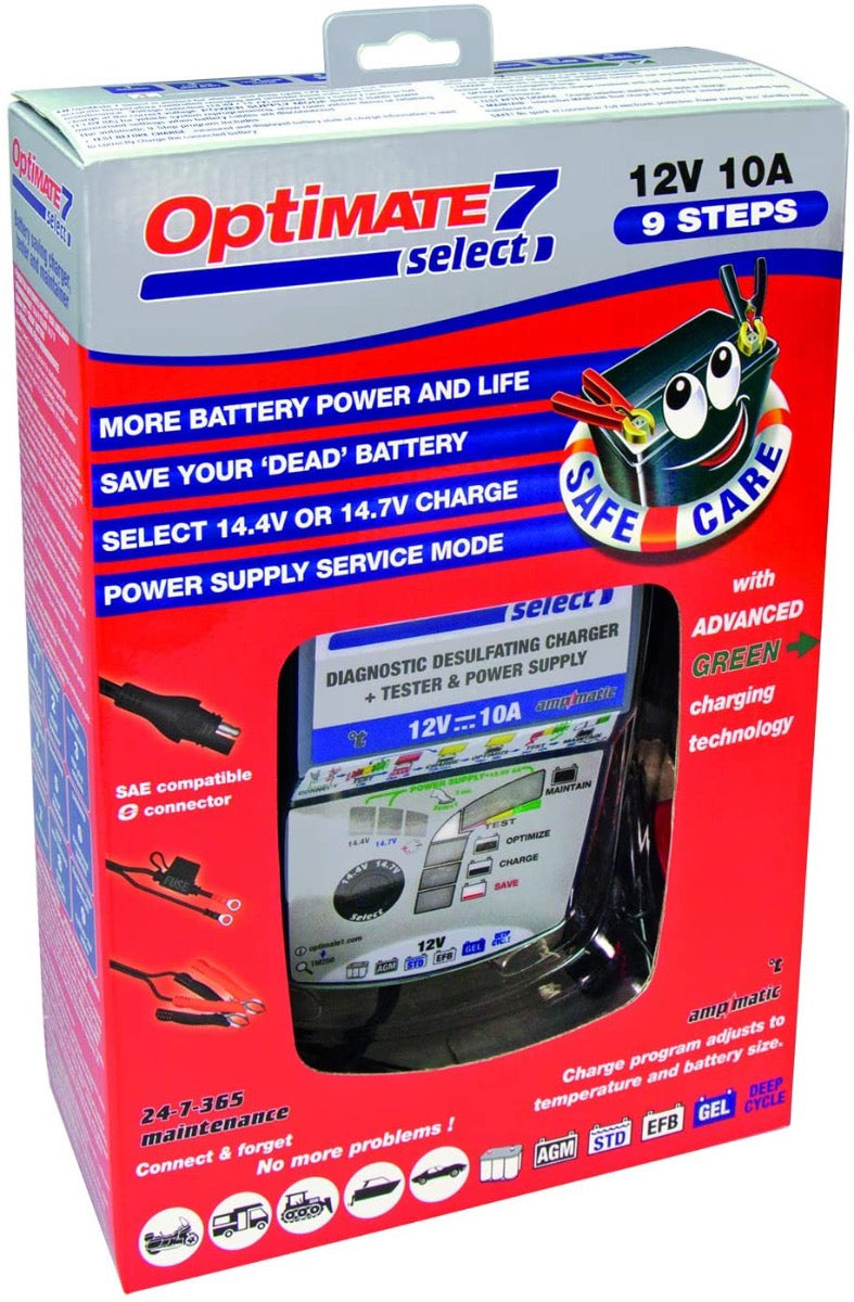OPTIMATE 7 SELECT BATTERY CHARGER/MAINTAINER/POWER SUPPLY
