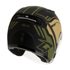 OF-87 DUKE GMAX  HELMET W/LED LIGHT MATTE TAN GREEN