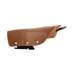 **BROWN*  SINGLE SEAT SADDLE STYLE FIT MOST LARGE FRAME VESPA 1960'S-1980'S (057212 087802 093171 152357)