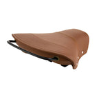**BROWN*  SINGLE SEAT SADDLE STYLE FIT MOST LARGE FRAME VESPA 1960'S-1980'S (057212 087802 093171 152357)